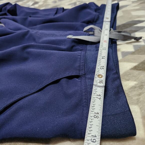 FIGS Pants Size XL Navy blue technical collection With Pockets Elastic Waist - Picture 7 of 10